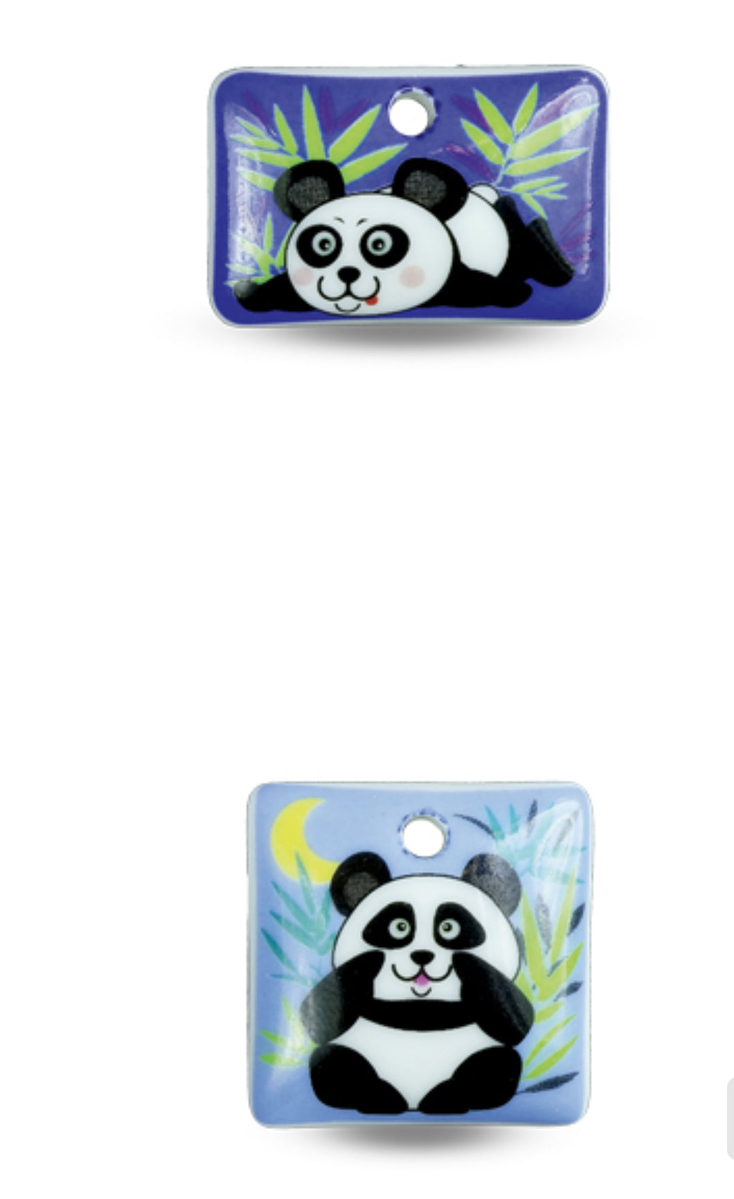 Bougie panda senteur sapin avec sa fève panda